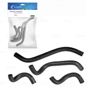 комплект патрубков отопопителя!инж., 4шт. EPDM\ ВАЗ 2108/2113 LPKH01082 LUZAR