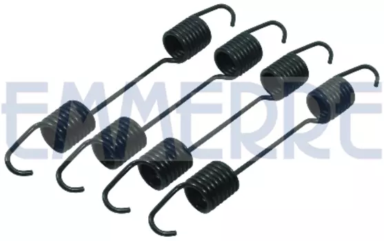 комплект пружин тормозных колодок ! 4шт \EuroTrakker