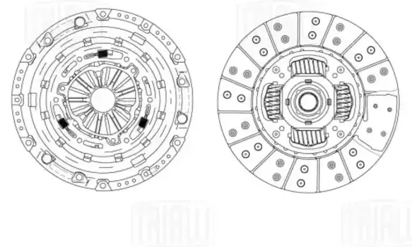 Комплект сцепления TRIALLI FR 1029