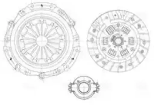 Комплект сцепления TRIALLI FR 2010