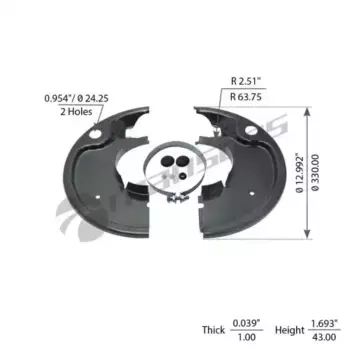 комплект щитков пылезащитных !на 1 сторону SNK 300x200\ SAF SK RS 9030/ SK RZ 600.189 MANSONS