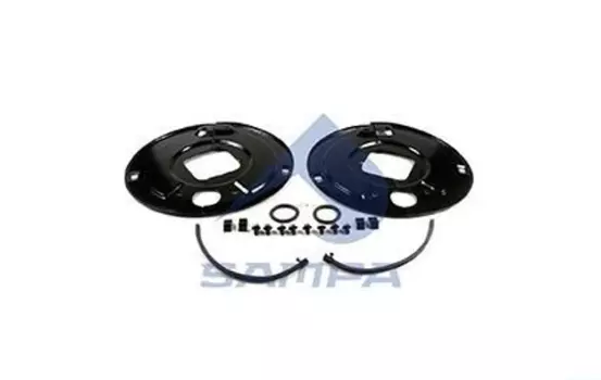 комплект щитков пылезащитных !на ось кв.балка 120 SN4218-2 30град \BPW H 8-9т 070.515 SAMPA