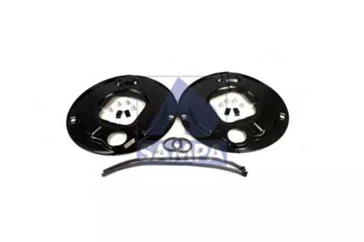 комплект щитков пылезащитных !на ось кв.балка 150 SN4220-2 25град \BPW H.. 10-12т 070.531 SAMPA