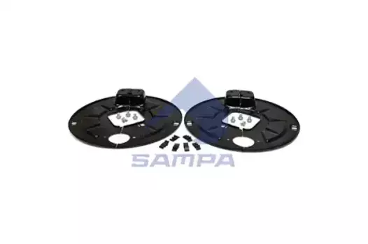 комплект щитков пылезащитных! на ось, с болтами и заглушками, 121x447x53\ BPW SN 4218 95 070.616 SAMPA
