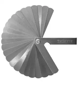 комплект щупов! 25 пластин 0.04-1мм\ TG25 THORVIK