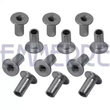 комплект заклепок! 64шт. 10x18/18, трубчатые с плоской головкой к AC2199\ R6004 EMMERRE