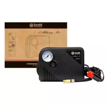 компрессор! для накачки шин 'Аквилон-10' 12V 22 л/мин. \ БАК99172 БЕЛАК