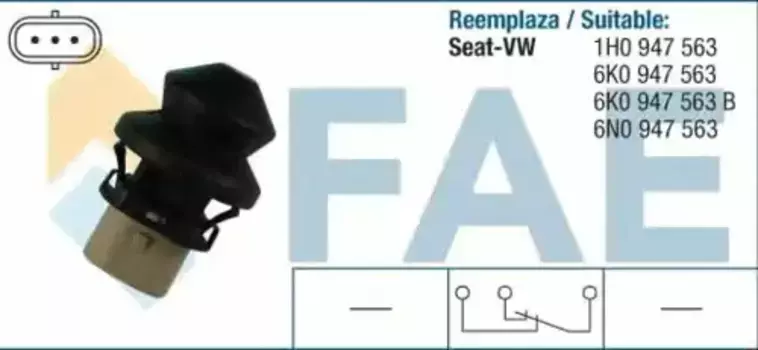 концевик дверной!\ Audi A2, VW Golf 3/Vento/Polo/Sharan 94> 67340 FAE