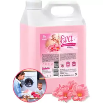 кондиционер для белья! ''EVA'' sensitive концентрированный (канистра 5кг)\ 125376 GRASS