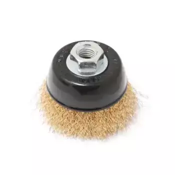 кордщетка! чашеобразная латунная для УШМ 75мм\ RF-BWC003 ROCK FORCE