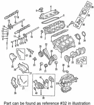 коренной вкладыш! на 1 шейку\ Mitsubishi Pajero/Galant 1052A359