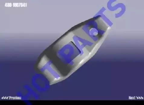 Коромысло клапана ГРМ HOT-PARTS 480-1007041