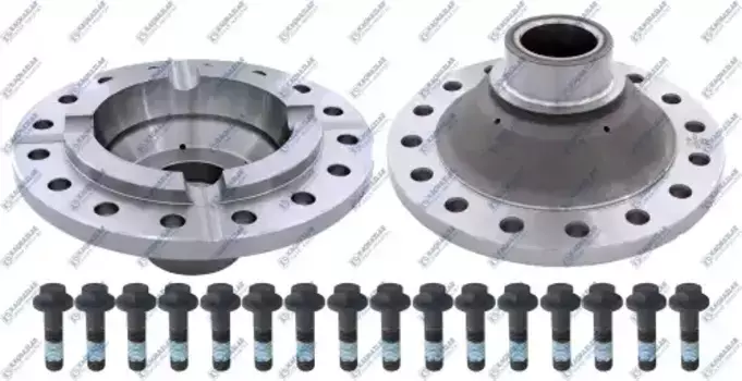 корпус дифференциала! задн.моста две полов.,болты \DAF 75/85/95/XF оси 1346-1347 K23.00010 KACMAZLAR