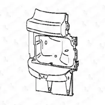 корпус фары! правый\ Scania R.114/124/144, P.94/114/124 144/154 COVIND