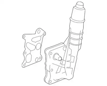 корпус масляного фильтра!\ MB W204 07-14 271 180 14 10