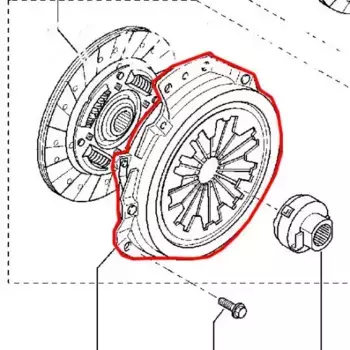 Корзина сцепления LADA 8201069012