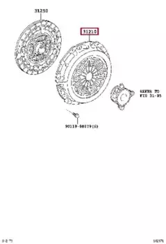 Корзина сцепления TOYOTA / LEXUS 3121012330