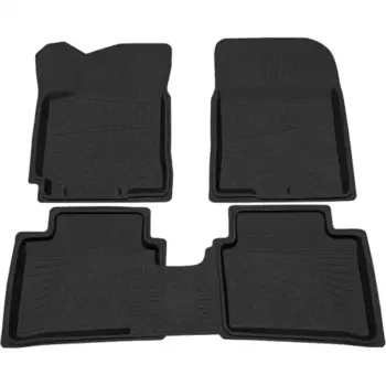 Коврики в салон REZKON 1021020200 KIA Rio 2011-2017 4 шт. черный