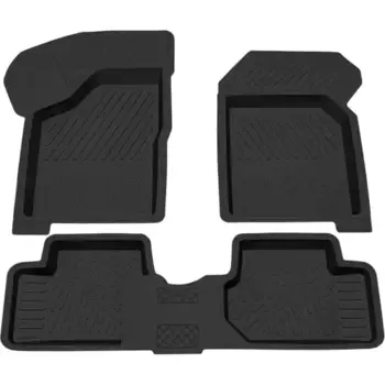 коврик салонный! резиновый, черный, борт 4см\ Lada Samara 2108-2115 Brand