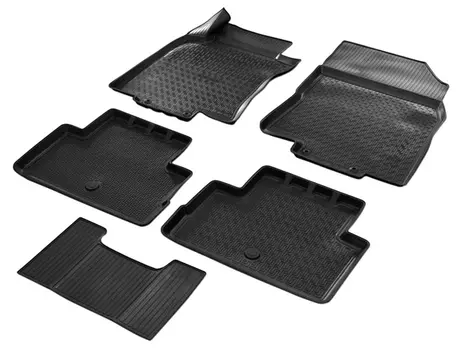 Коврики в салон RIVAL 14105004 Nissan Qashqai 2015-н.в. 5 шт. черный