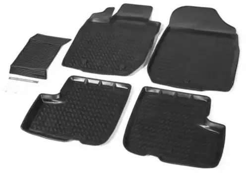 Коврики в салон BRIX BRX0040005 Lada Largus Largus Cross 2012-2021 5 шт. черный