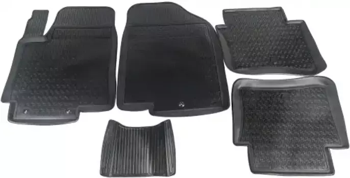 Коврики в салон BRIX BRX0040038 KIA Rio 2011-2017 5 шт. черный