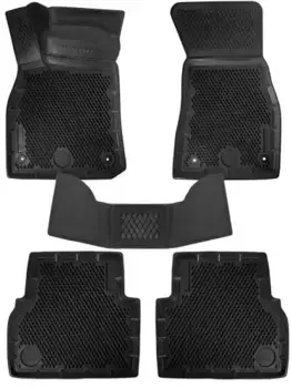 Коврики в салон DELFORM EVS-2306 Audi A6 2018-н.в. 5 шт. черный