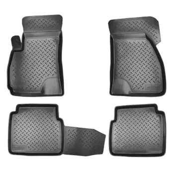 Коврики в салон NORPLAST NPLPO3121 Hyundai Santa Fe 2000-2006 4 шт. черный