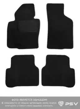 Коврики в салон PSV 124287 KIA Soul 2013-2019 4 шт. черный