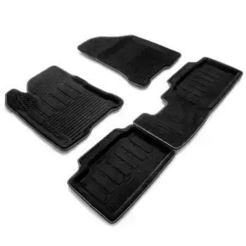 Коврики в салон REZKON 4029005100 Renault Duster 2012-2015 4 шт. черный
