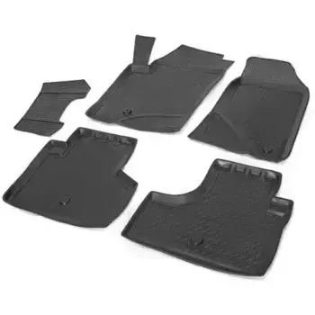 Коврики в салон RIVAL 11004001 Chevrolet Lada Niva Niva Travel 2009-н.в. 5 шт. черный