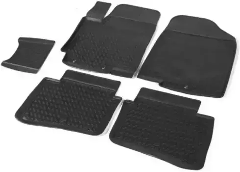 Коврики в салон RIVAL 12305001 Hyundai Solaris 2010-2017 5 шт. черный