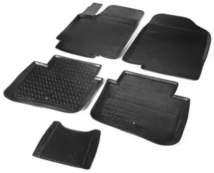 Коврики в салон RIVAL 12803001 KIA Rio 2011-2017 5 шт. черный