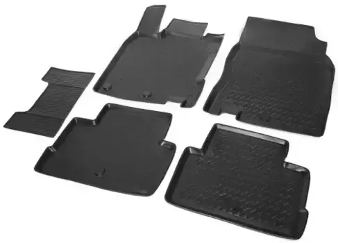 Коврики в салон RIVAL 14105001 Nissan Qashqai 2014-2015 5 шт. черный