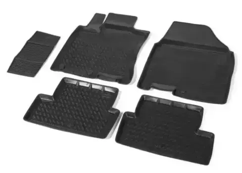 Коврики в салон RIVAL 14105003 Nissan Qashqai 2007-2014 5 шт. черный