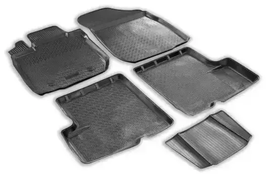 Коврики в салон RIVAL 14702004 Renault Logan 2004-2015 5 шт. черный