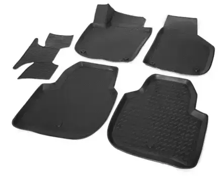 Коврики в салон RIVAL 15104001 Skoda Superb 2008-2015 5 шт. черный