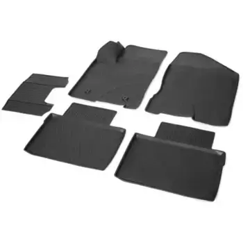 Коврики в салон RIVAL 16006001 Lada Vesta 2015-н.в. 5 шт. черный