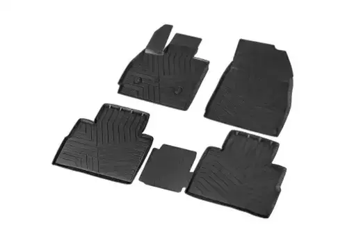 Коврики в салон RIVAL 60912001 Exeed RX 2022-н.в. 4 шт. черный