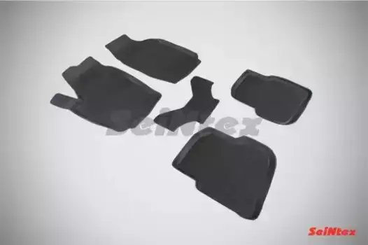 Коврики в салон SEINTEX 82371 Volkswagen Polo 2009-2020 5 шт. черный