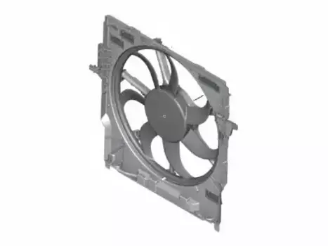 Кожух вентилятора с вентилятором !850W \BMW X5 F15, M F85, X6 F16, F86 17 42 7 634 472