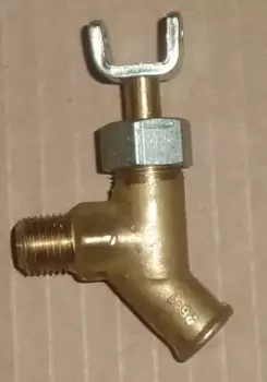 кран слива с блока!\ KAMAZ