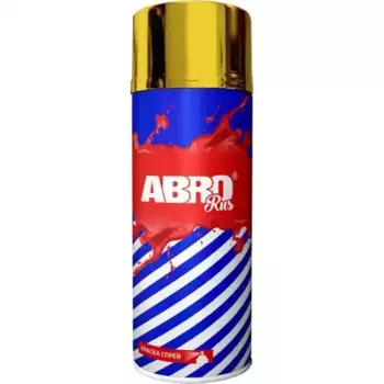 краска-спрей! акриловая 473мл золото 18к ABROrus\ SPOG-1009-R
