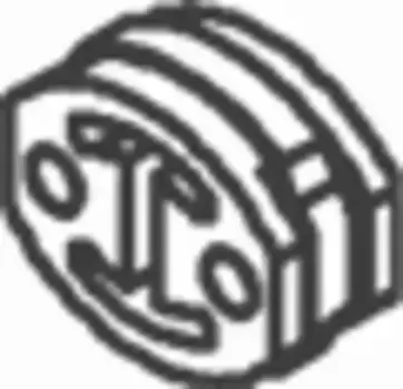 крепление глушителя! резина\ Citroen 33809 DINEX