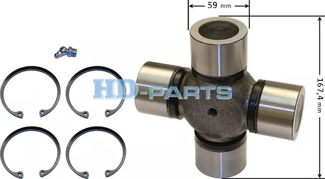 крестовина кардана! 59x167.4 \RVI,Iveco