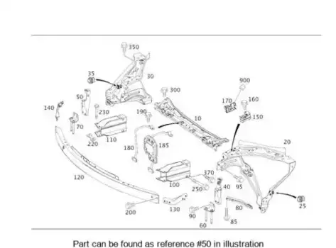 кронштейн фары правой!\ MB W204 GLK-Class 204 620 07 85