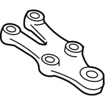 КРОНШТЕЙН ОПОРЫ ШАРОВОЙ ПЕРЕДН.ПОДВЕСКИ KIA,HND 545412E000 MOBIS