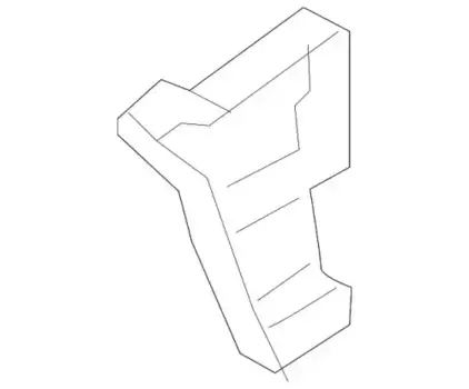 кронштейн ручки тросика привода замка капота!\Audi Q3 12>, VW Golf/Jetta/Passat 06> 1K1823633B VAG