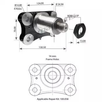 кронштейн рулевого управления! в сборе \Scania 100.044 MANSONS