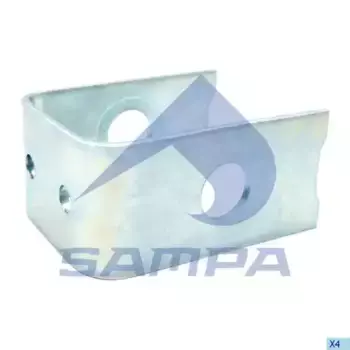 кронштейн сайлентблока полурессоры!\ SAF 114.207 SAMPA